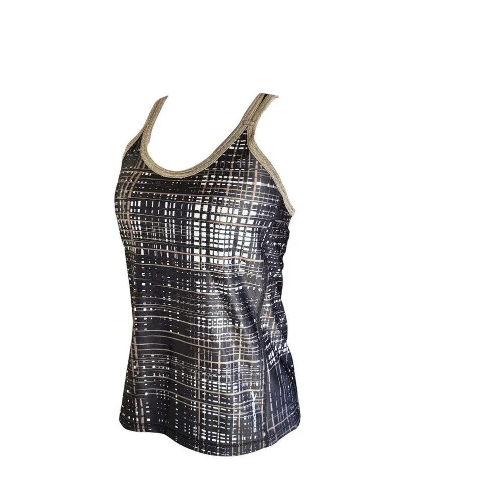 Brooks Womens M Black/White Athletic Tank Top - Picture 4 of 8